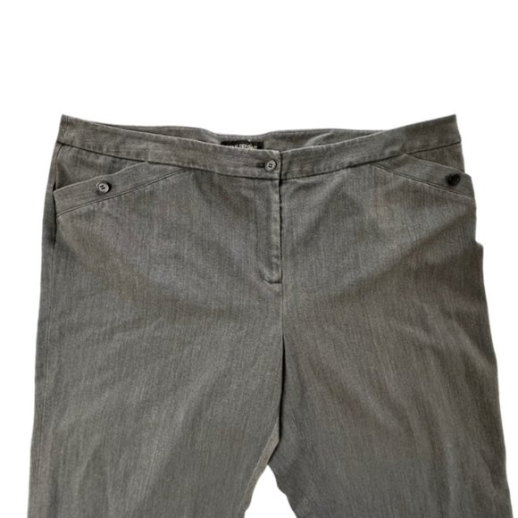 Lane Bryant‎ Size 22 Regular Gray Dress Pants - Picture 3 of 9